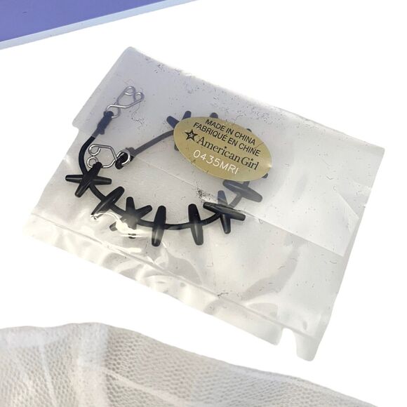 NEW American Girl MOD MONSTER COSTUME Halloween Dress Boots Necklace Wig Bag BOX - Picture 4 of 10